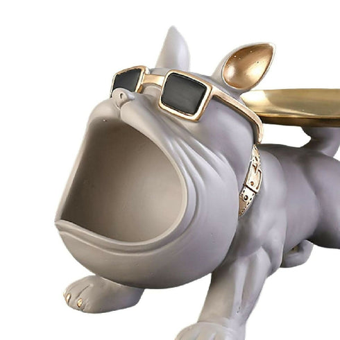 Bulldog Butler Storage Sculpture